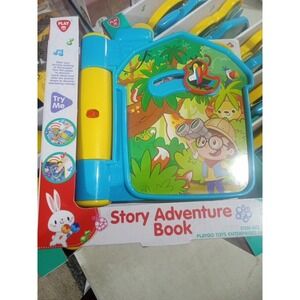 NIB Playgo Story Adventure Book Musical Ages 6m+ Tested & Works Video